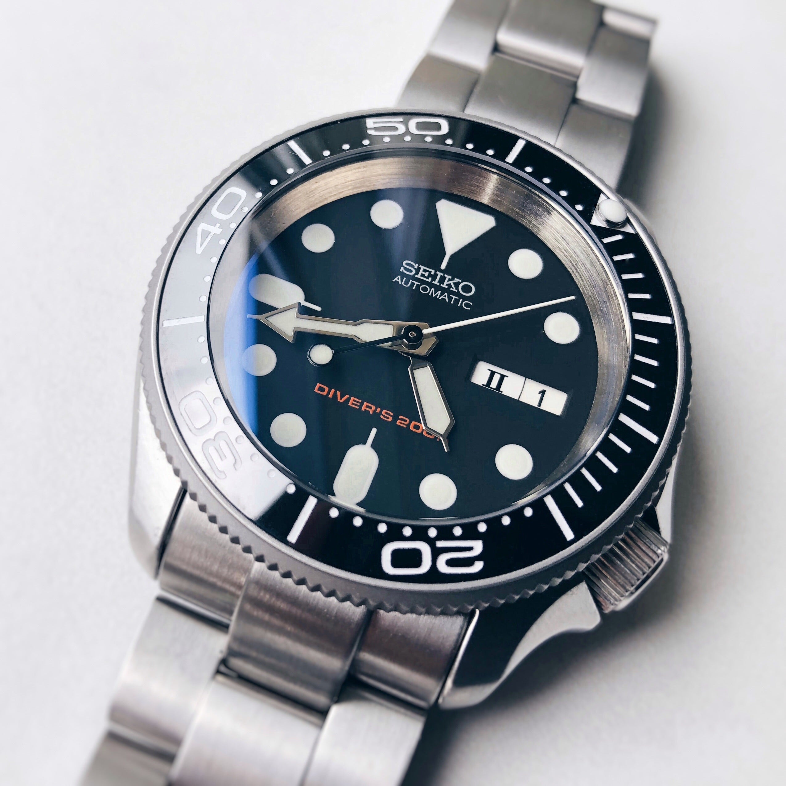 SKX007/SRPD Chapter Ring: Brushed Finish | namokiMODS