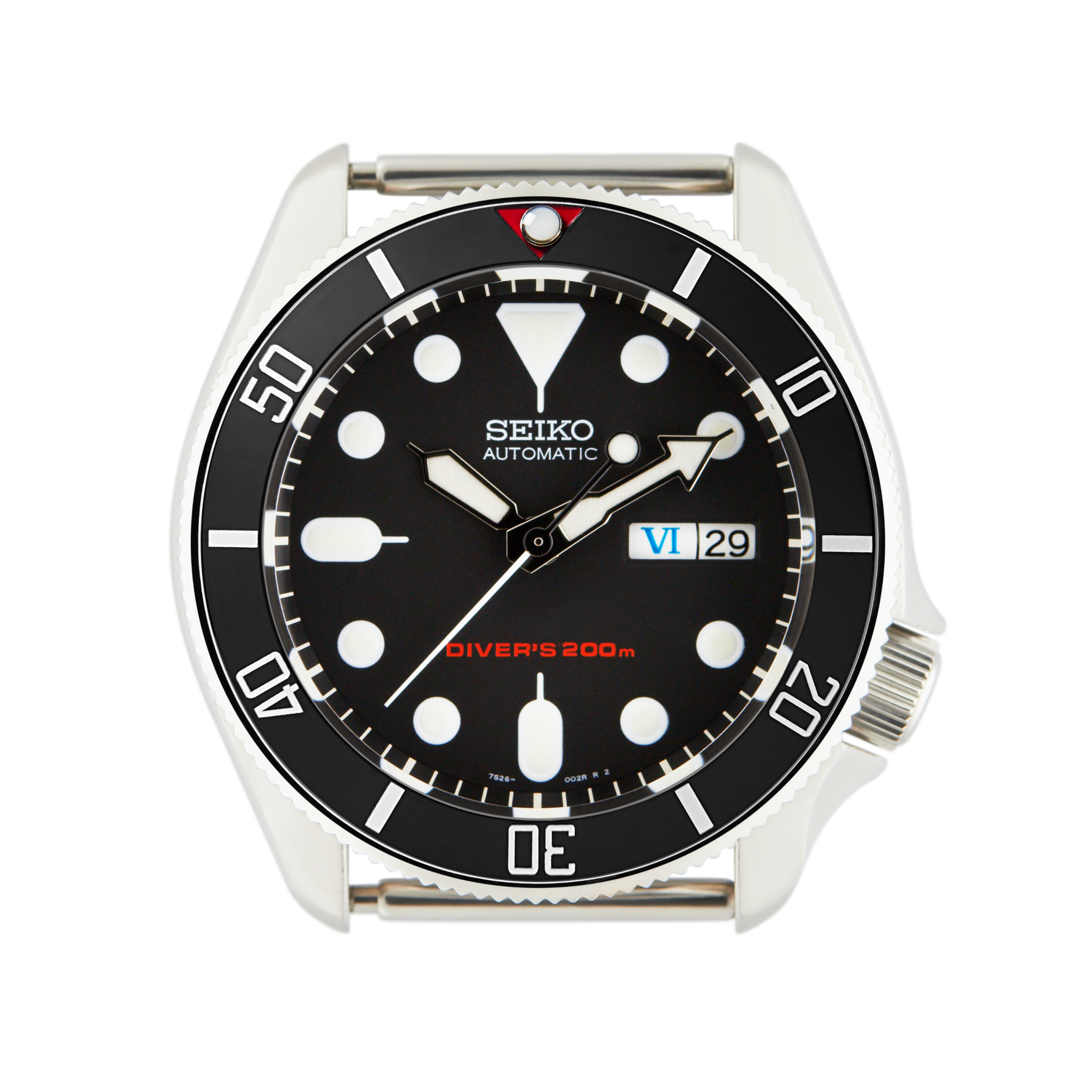 SKX007/SRPD Ceramic Bezel Insert: Vintage Sub style Black/White – namokiMODS