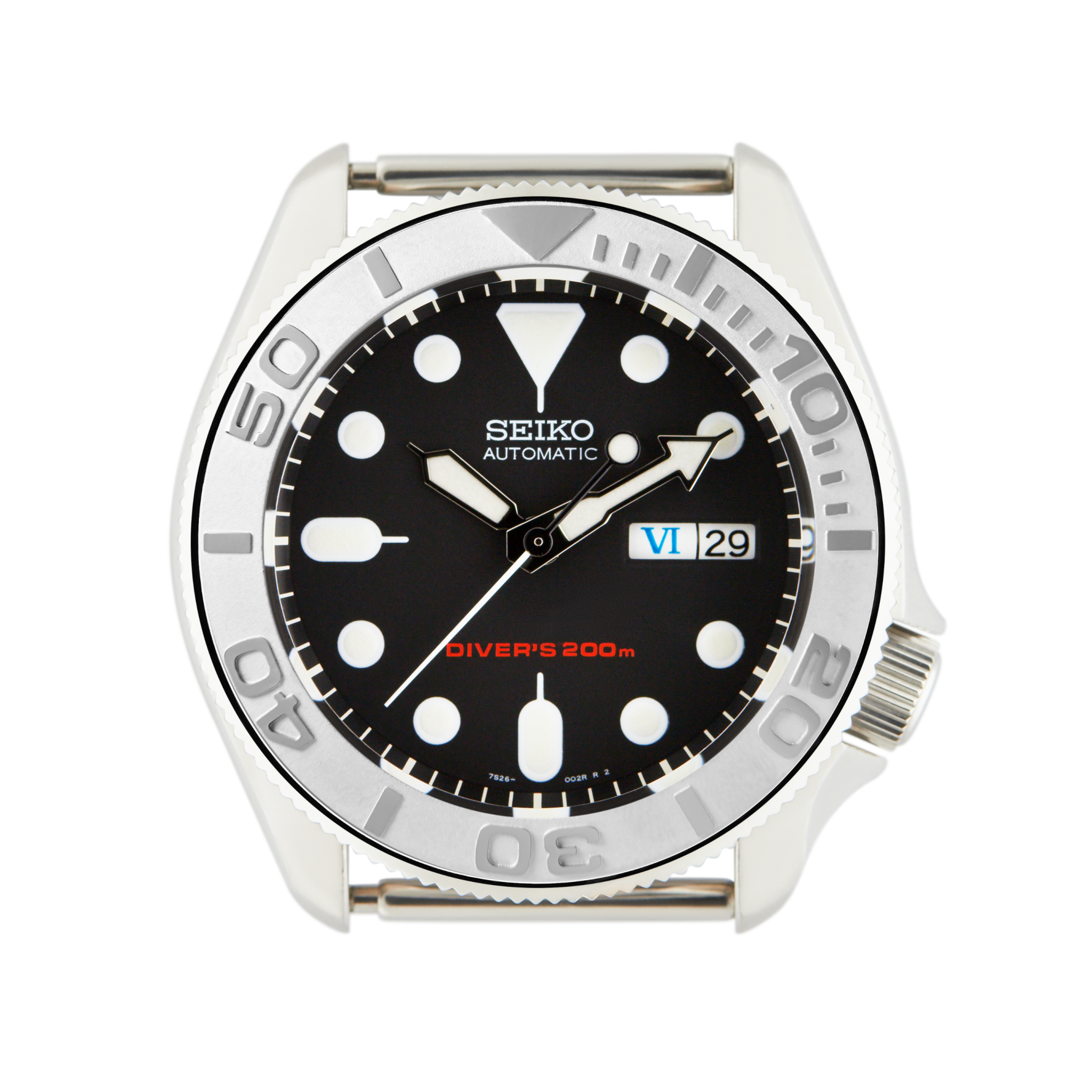 SKX007 Ceramic Bezel Insert: YM style Silver | namokiMODS