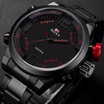 Mens Luxury Army Sport Wrist Watch Waterproof Analog Quartz Watches