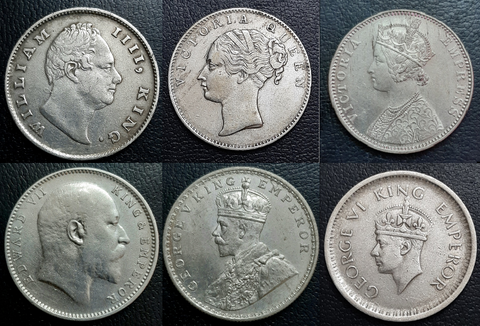 Coins, Silver, British India