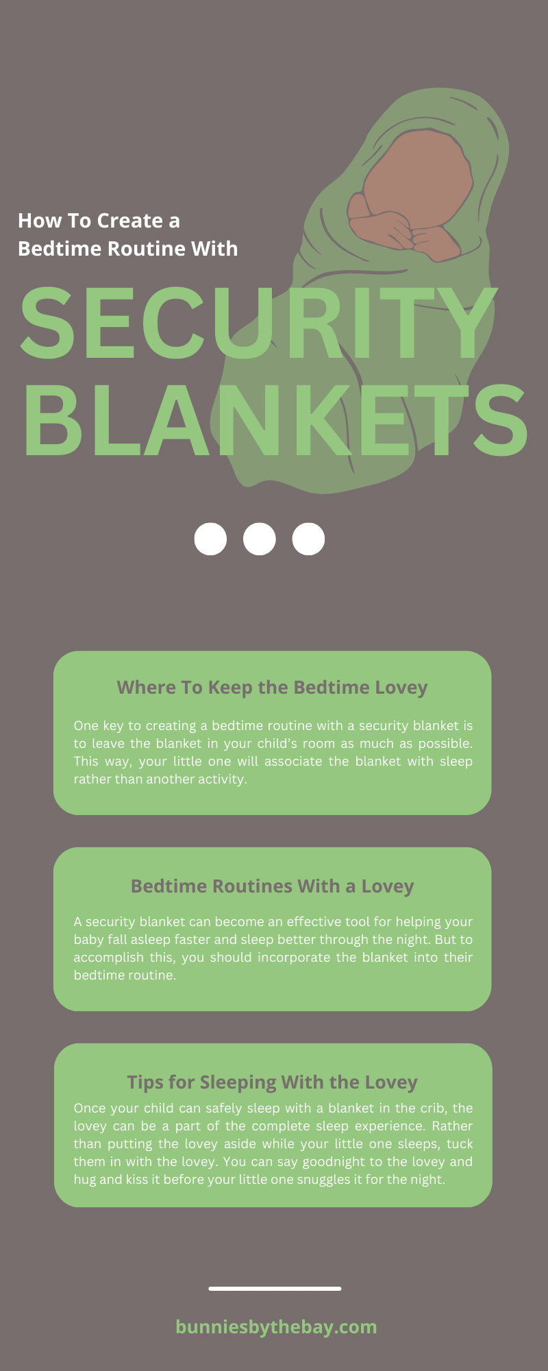 How To Create a Bedtime Routine With Security Blankets