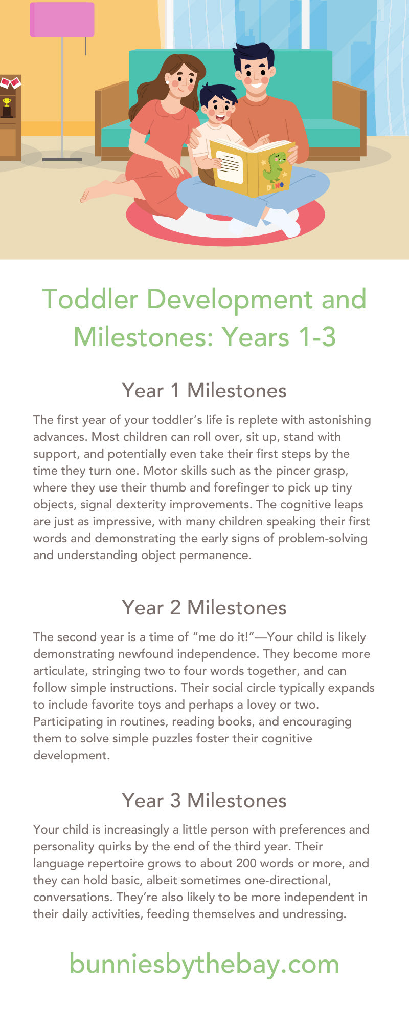 Toddler Development and Milestones: Years 1-3