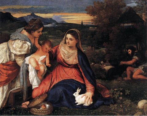 Madonna of the Rabbit, Titian, 1530