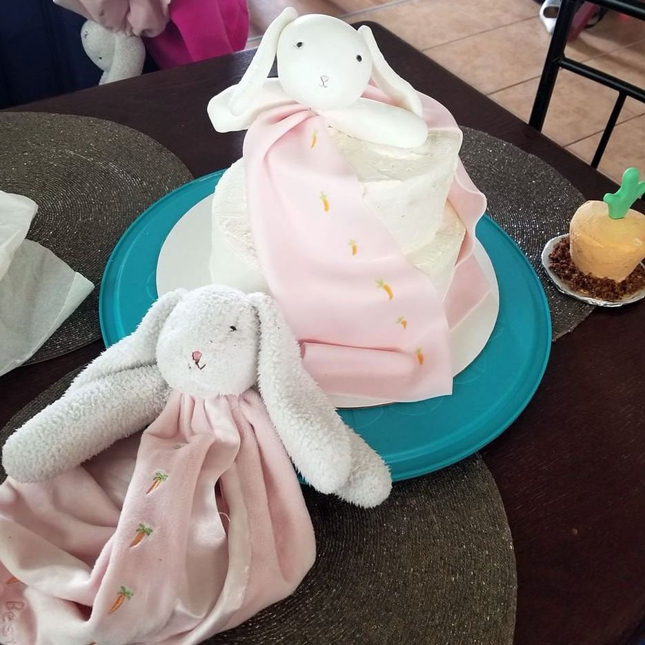 bunny themed baby shower