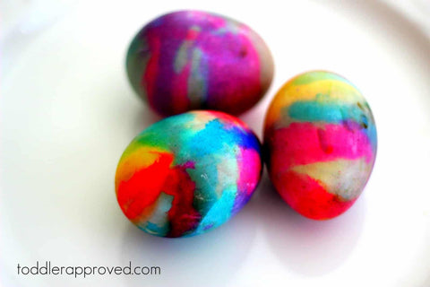 Volcano Dyed Easter Eggs