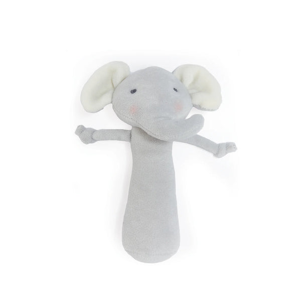 White Bunny Chime Rattle – Baby Beau and Belle