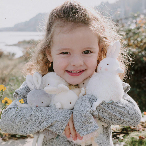 Cute Stuffed Easter Bunny -18, Pink, Large, Heirloom Quality