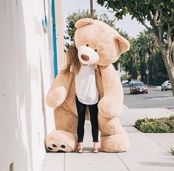 big 6ft teddy bear