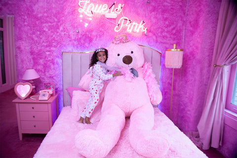 Pink Giant Teddy Bear 5ft to 7ft, Startling $99.90