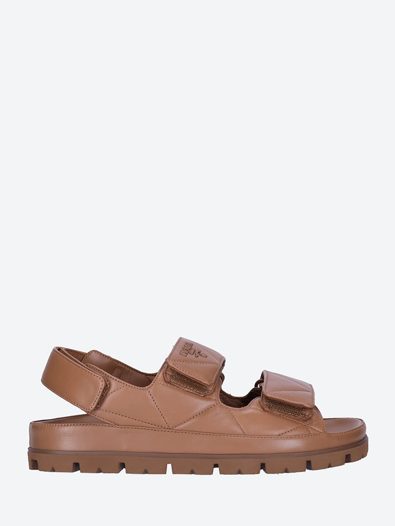 Soft nappa leather sandals - PRADA | SMETS