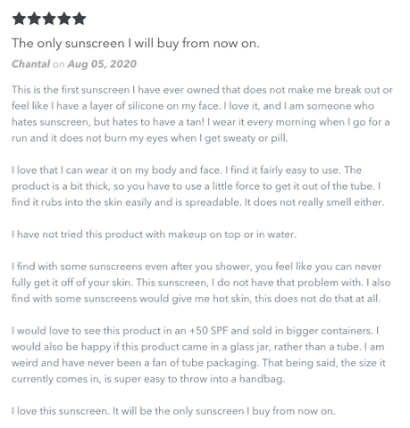 odylique suncream review