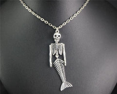 Mermaid Skeleton Necklace