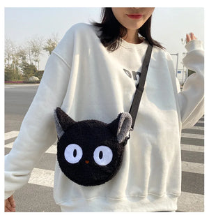 Black Cat Plush Bag - Wyvern's Hoard