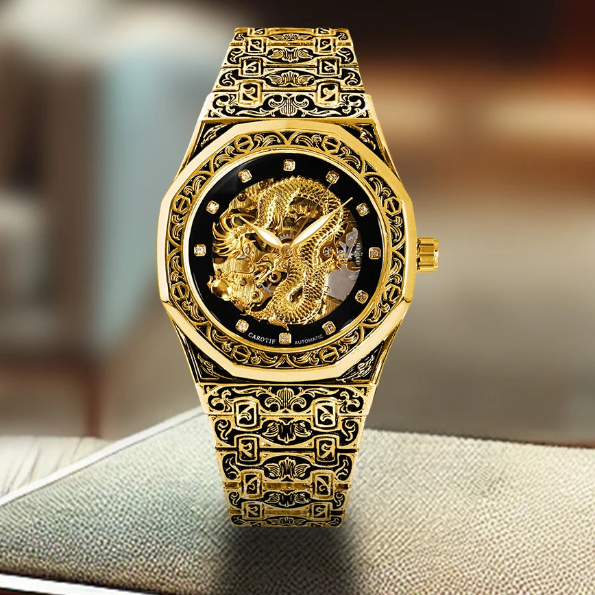 Gilded Dragonlord Mechanical Watch