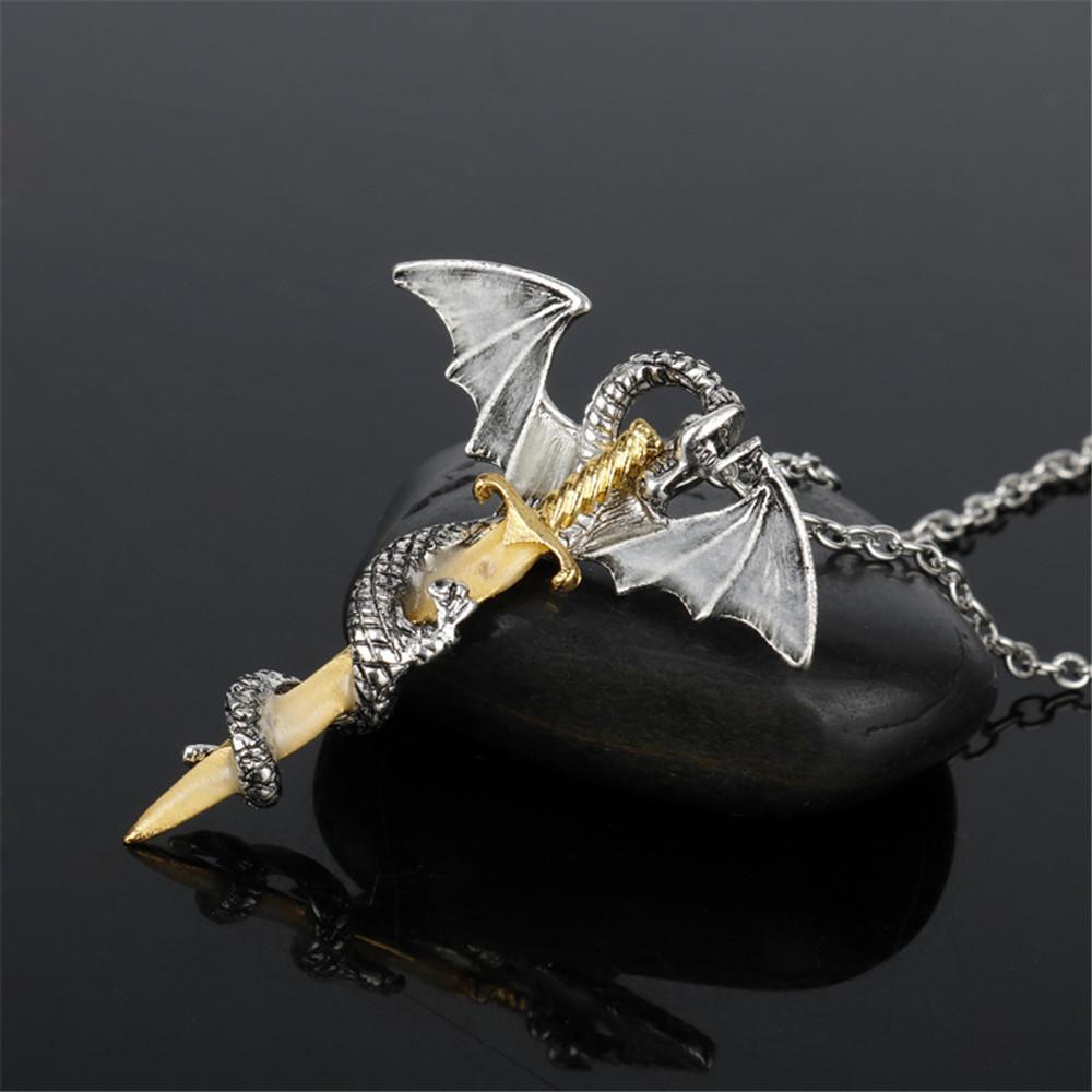 Dragon Sword Glow In The Dark Necklace – Wyvern's Hoard