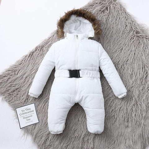 Hooded Baby Snowsuit | Mindful Yard