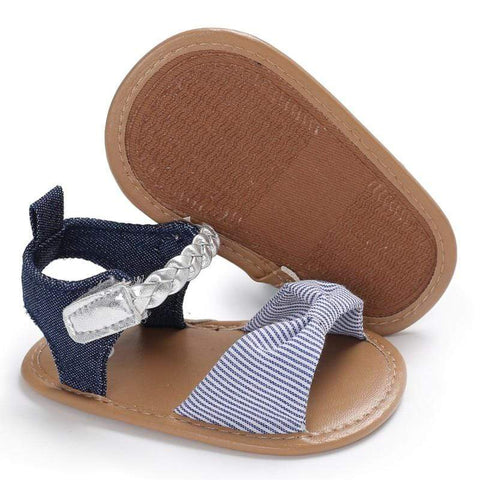 Baby girls bow sandals - Mindful Yard