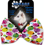 Bright Ladybugs Pet Bow Tie Collar Accessory With Velcro - staygoldendoodle.com