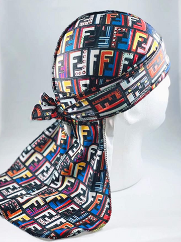 colorful fendi durag