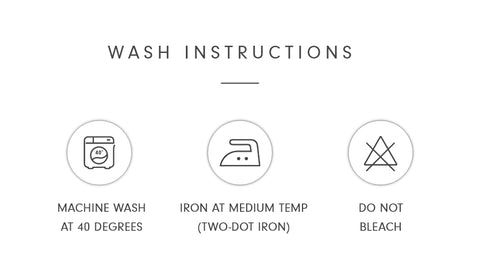 Wash Instructions