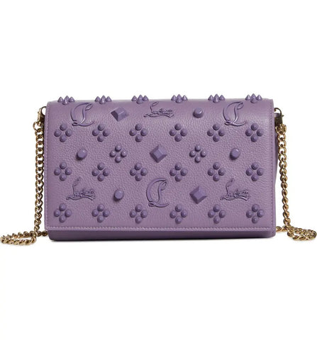 A chic purple handbag