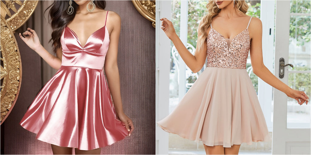 Blush Pink HOCO Dress