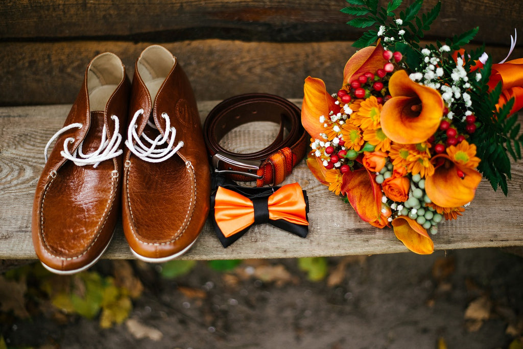 Burnt Orange for Groomsmen