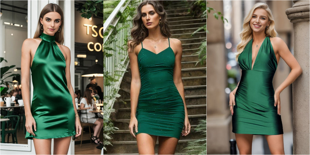 Emerald Green HOCO Dress