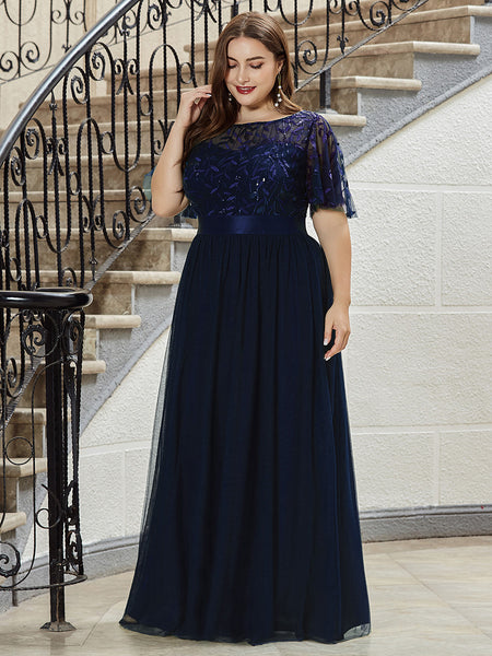 Ever Pretty Floral Sequin Wedding Guest Dress