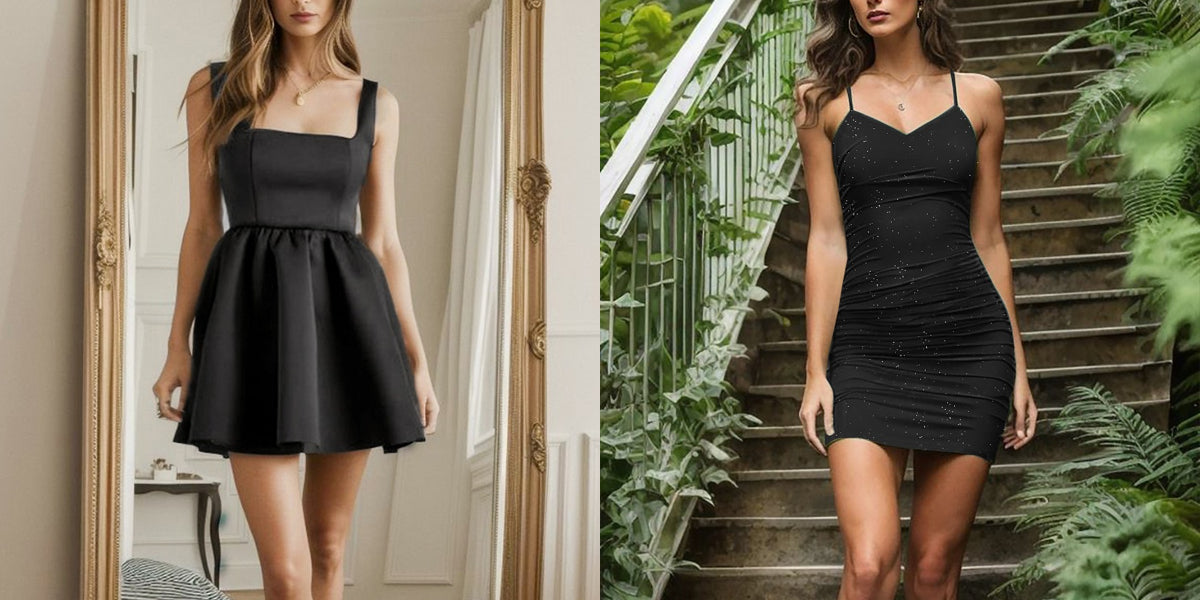 two black grad dress styles