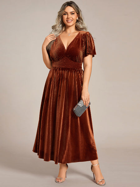 Velvet Wedding Guest Dress