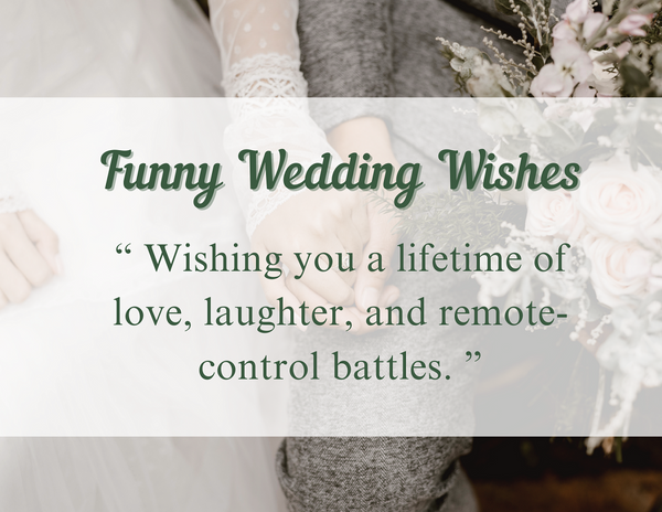funny wedding wishes