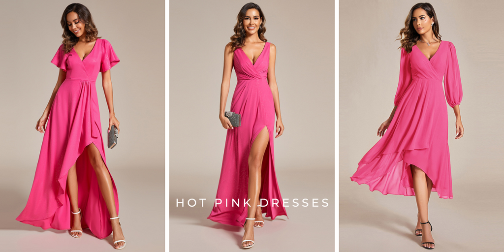 Ever-Pretty hot pink dresses