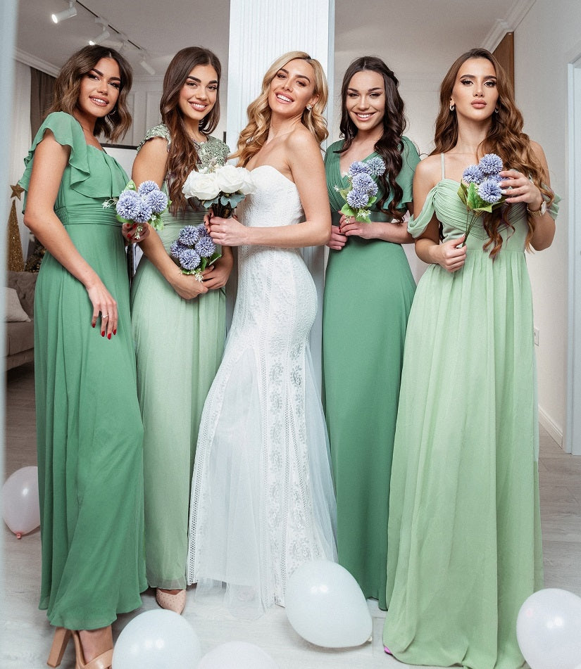 sage green bridesmaid dresses