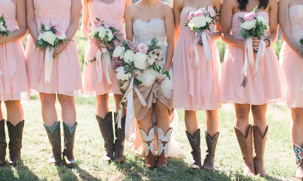 short pink bridesmaid dress