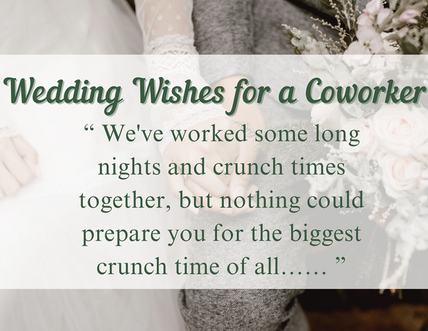wedding wishes for a co-worker