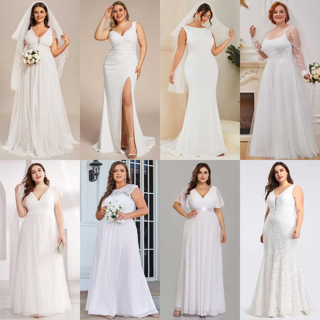 eight plus size wedding dresses
