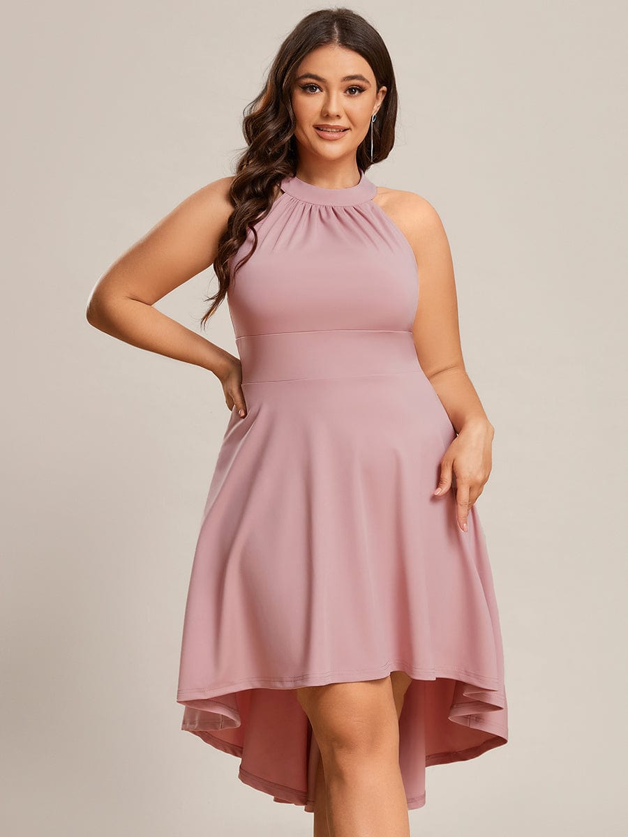 A-Line Halter Summer Sundresses Causal Cocktail Dress