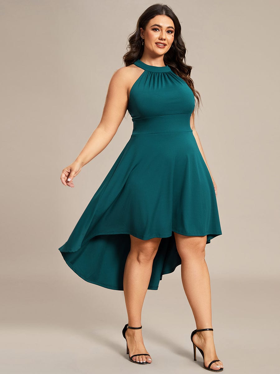 A-Line Halter Summer Sundresses Causal Cocktail Dress