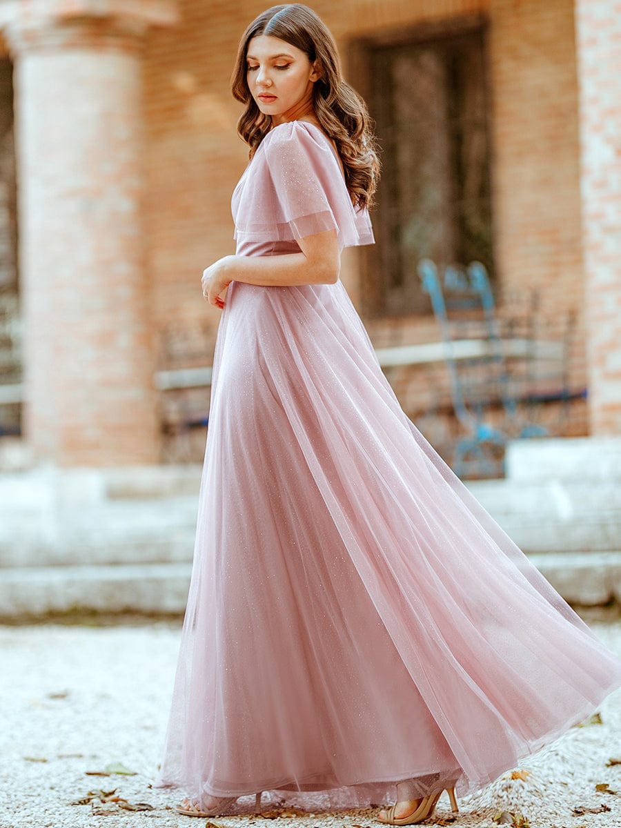 Pink Tulle Bridesmaid Dresses