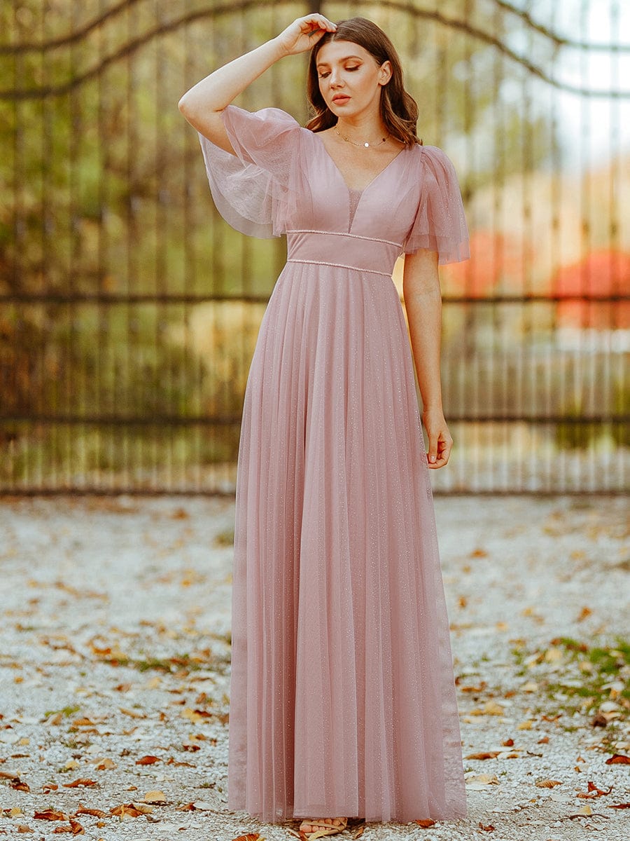 Pink Tulle Bridesmaid Dresses