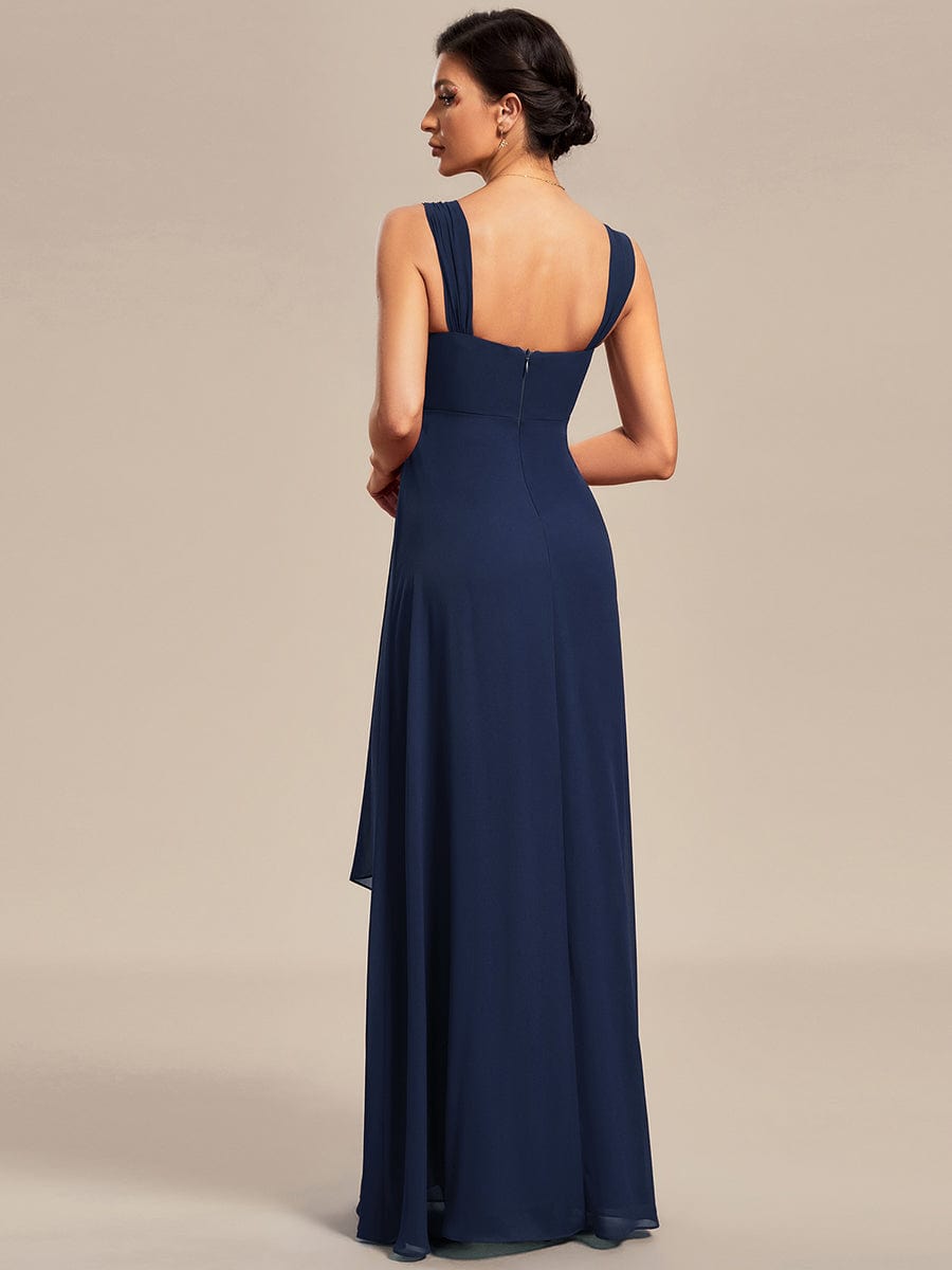 Two-Piece Square Neck Mother of the Bride Dress with Chiffon Top