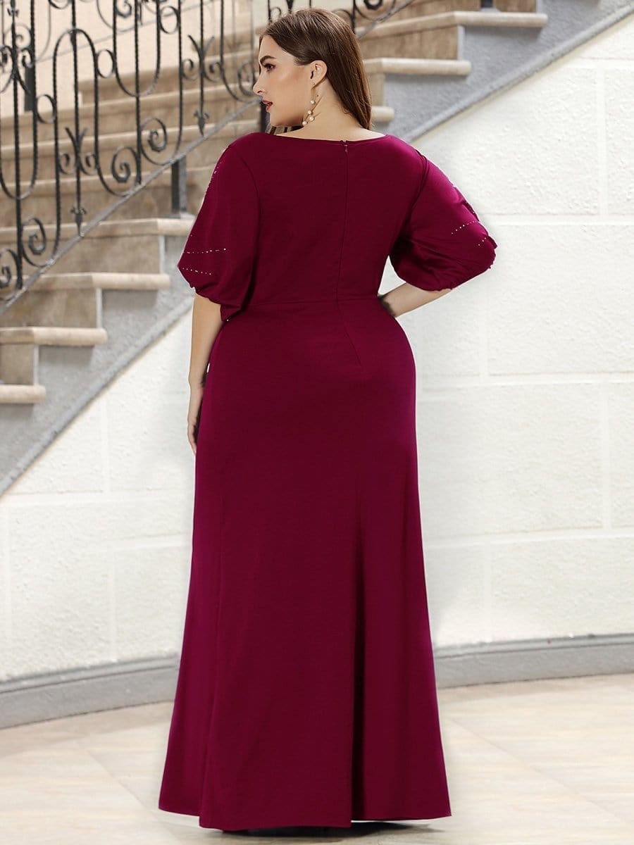 Simple Maxi Plus Size Mermaid Party Dresses for Women