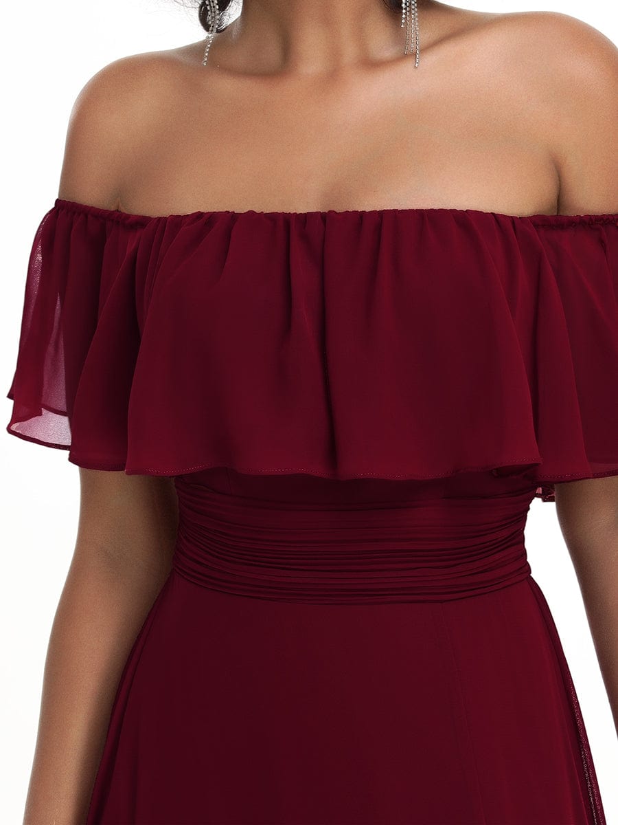 Burgundy Bridesmaid Dresses