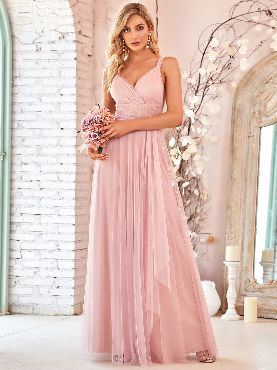 Pink Tulle Bridesmaid Dresses