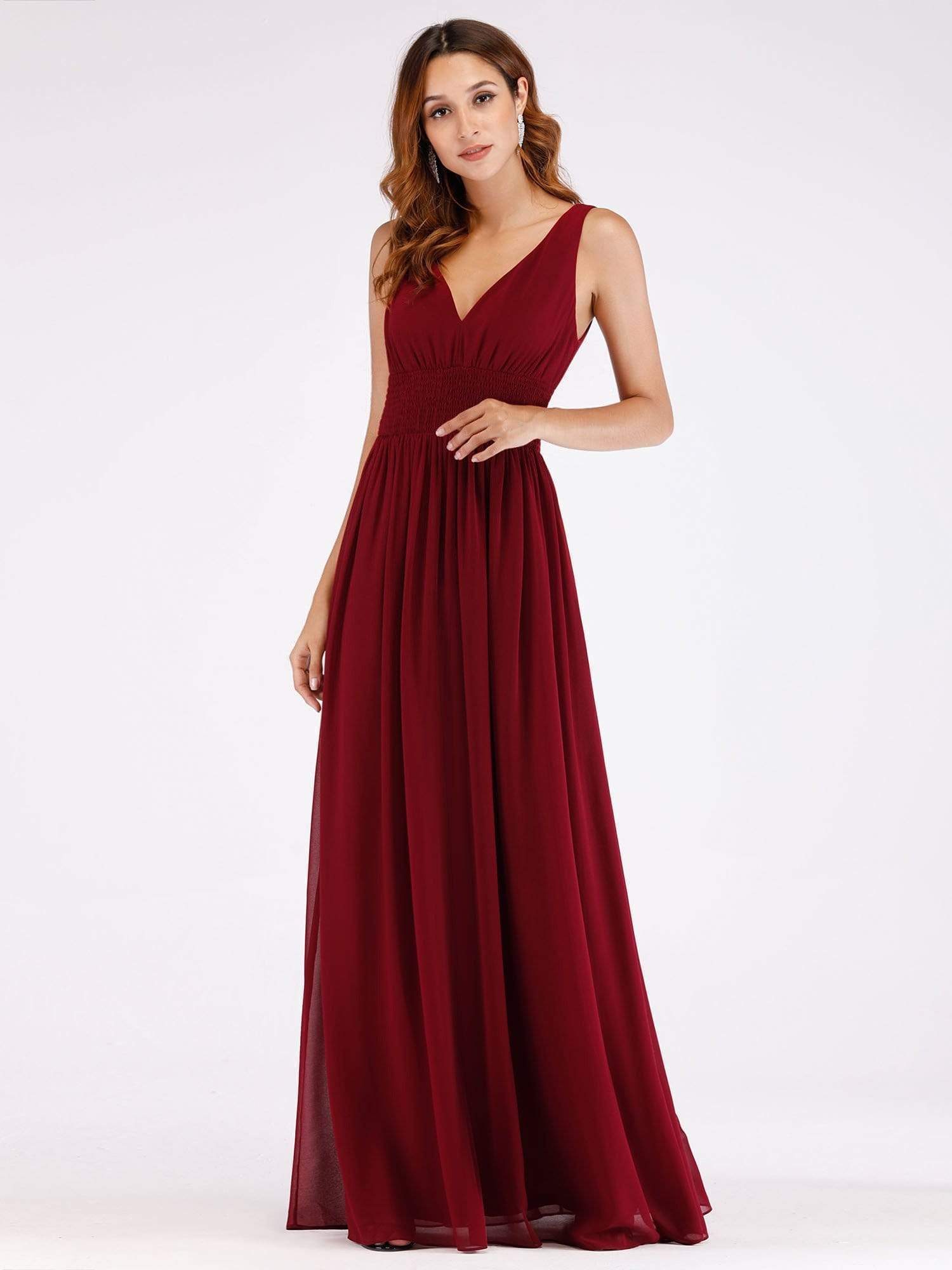 Floor Length Semi Formal Stretchy Maxi 