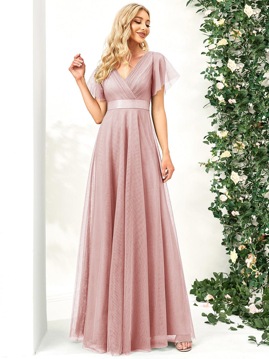 Pink Tulle Bridesmaid Dresses