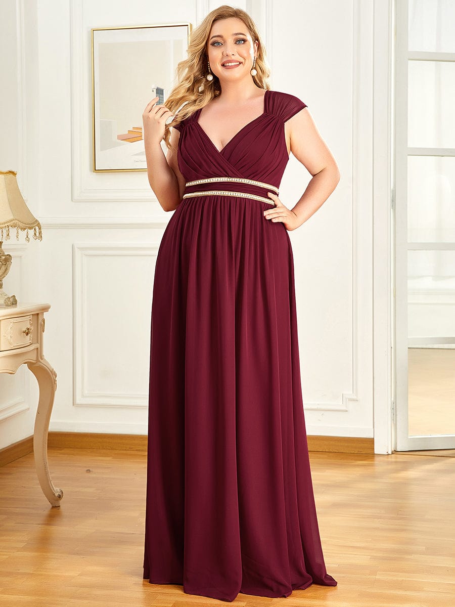 Sleeveless Grecian Style Formal Evening Dresses for Women