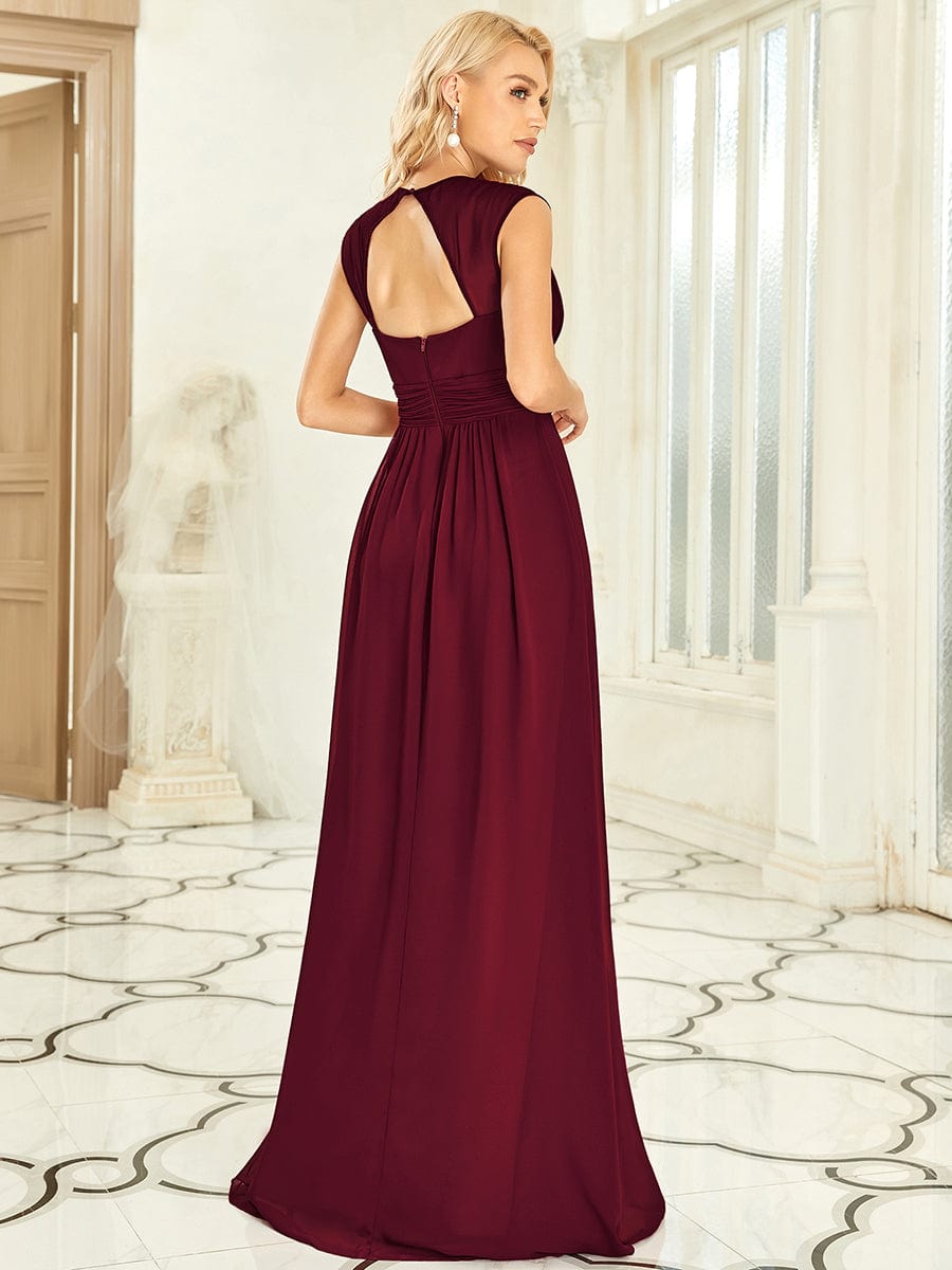 Sleeveless Grecian Style Formal Evening Dresses for Women